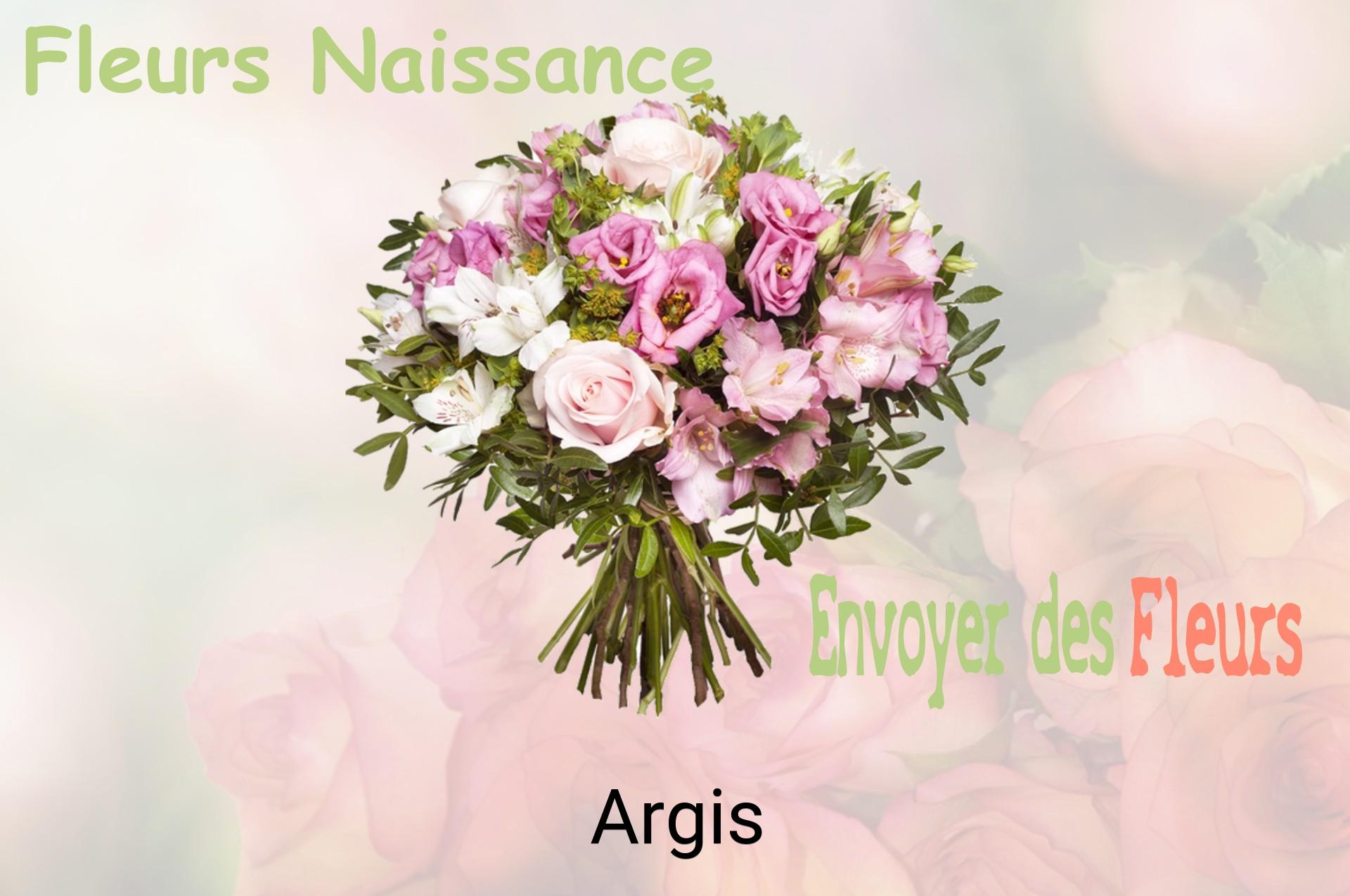 Bouquet de fleurs de naissance livré à Argis